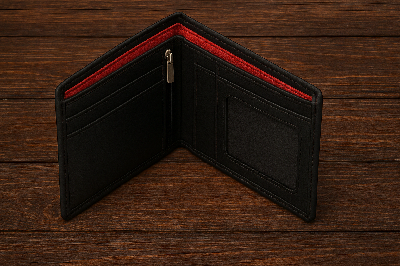 Personalized Leather Wallet for Men | Custom Name Engraved Wallet | Premium Full-Grain Leather Gift for Boyfriend, Husband & Father | DusTé™